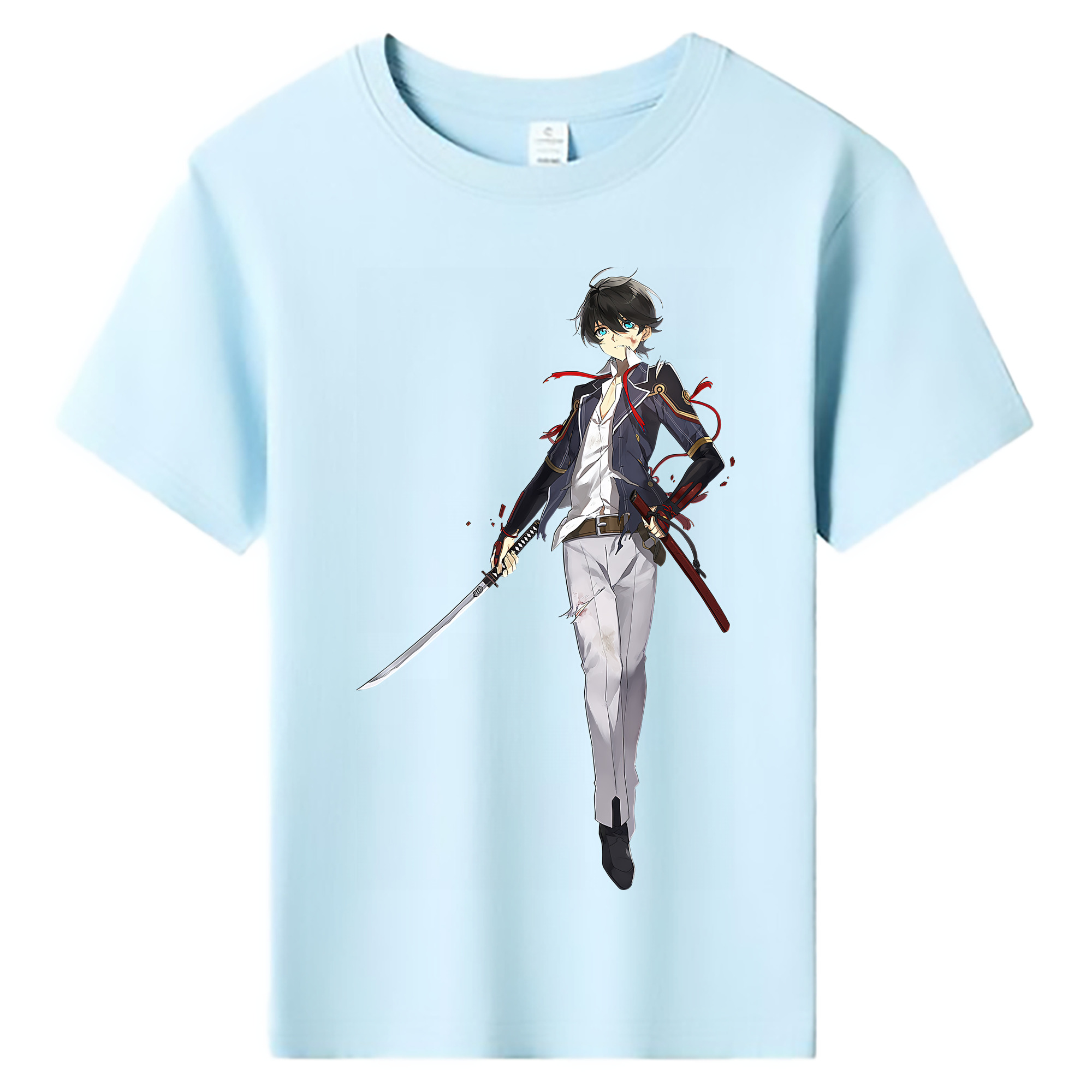 （画像用） 刀剣乱舞 Touken Ranbu 綿100％キッズTシャツ（フロントプリント）